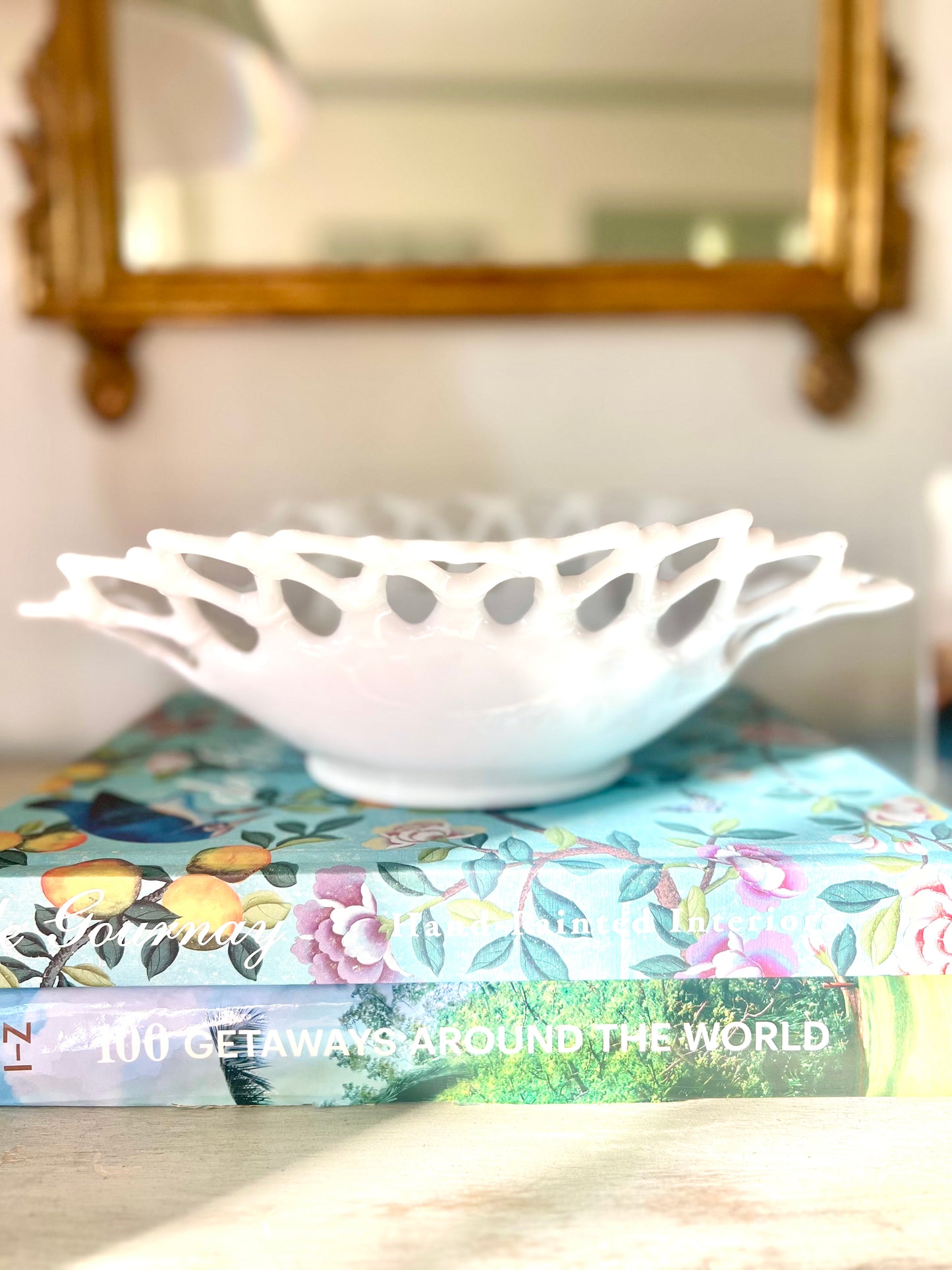 Milk Glass Bowl