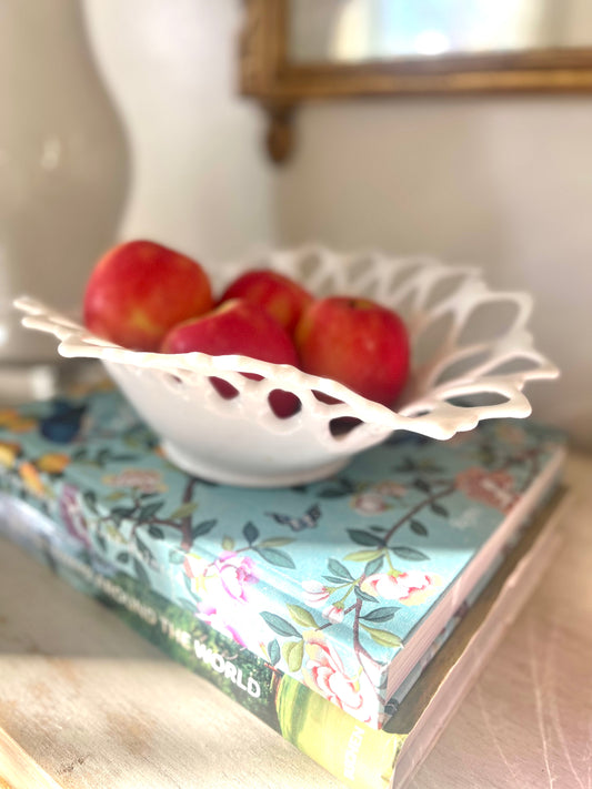 Milk Glass Bowl